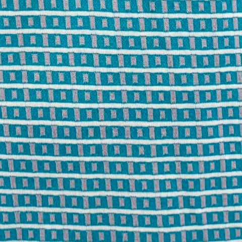BUGATCHI UOMO Taille L Bleu Blanc Carrés Coton Boutonné Polo