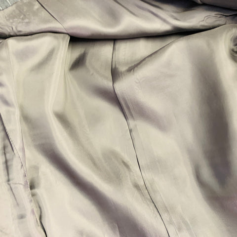 Costume Ralph Lauren taille 39 Regular en laine rayée grise à revers crantés