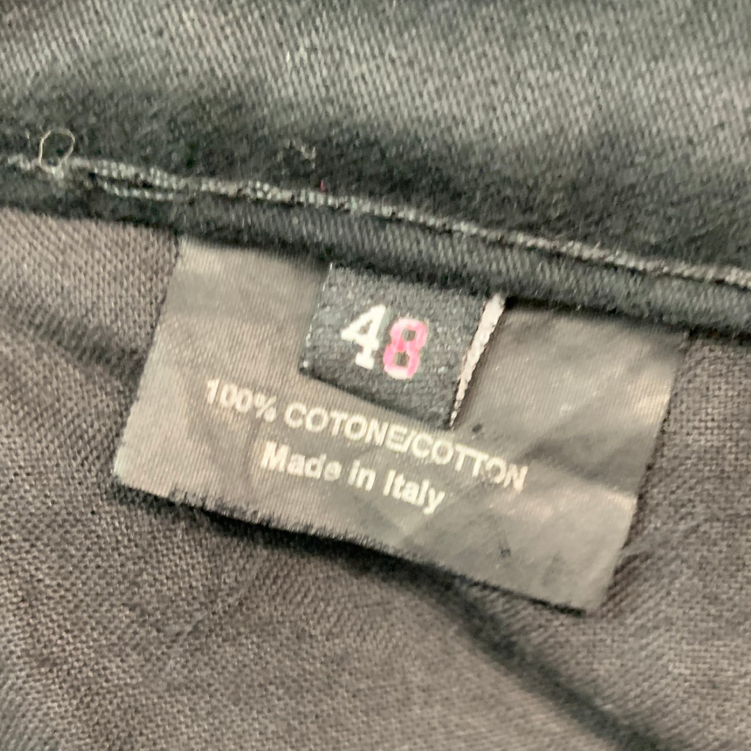 GUCCI Size 28 Black Cotton Bootcut Jeans