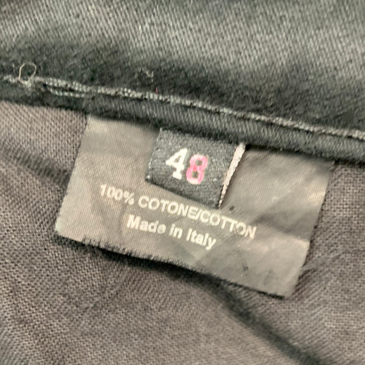 GUCCI Size 28 Black Cotton Bootcut Jeans