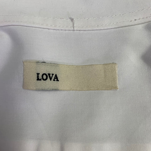 Chemise de smoking LOVA taille L, manches longues, blanche