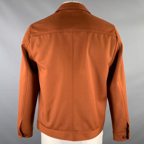 ABITO SARTORIALE Veste de travail en laine mélangée marron chiné Taille 44