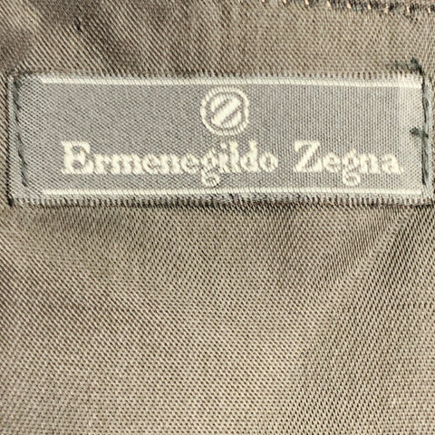 ERMENEGILDO ZEGNA Size L Blue Olive Pink Floral Silk Vest