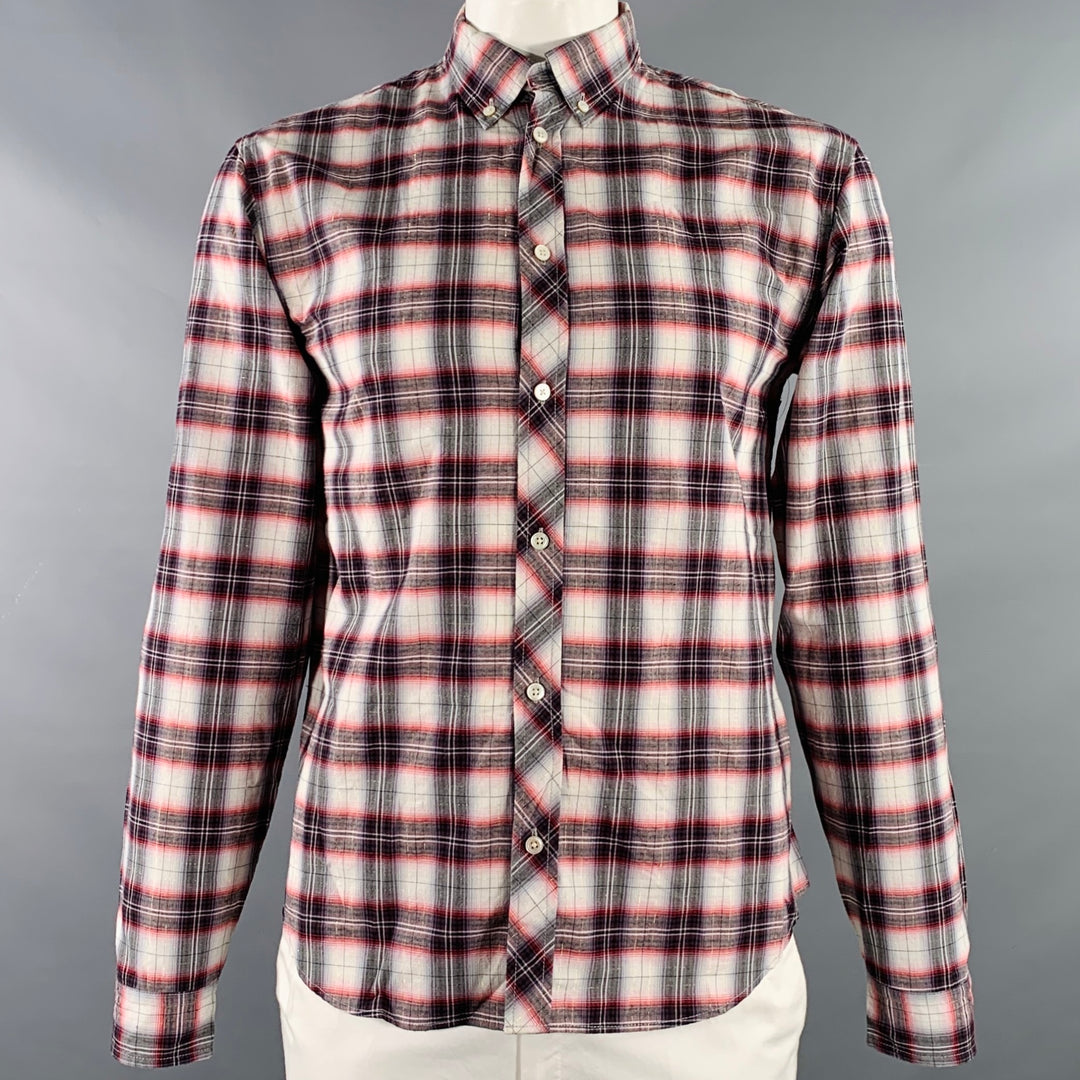marc jacobs dress shirt MARC By Marc Jacobs Navy Blue Polka Dot Slim Fit Dress Shirt XL