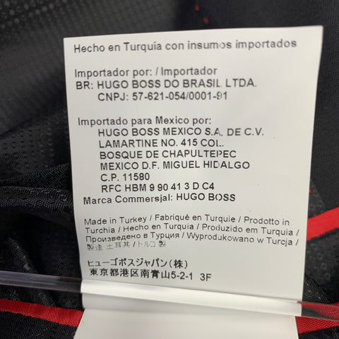 HUGO BOSS Size 42 Black Wool Blend Sport Coat