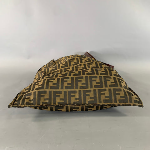 FENDI Brown Black Monogram Not Listed Tote Handbag