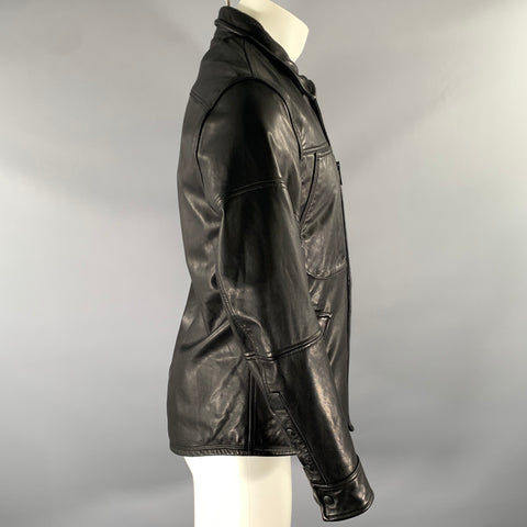 ROGUE Size M Black Leather Jacket