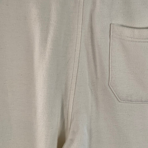 BALMAIN Size M White Cotton Drawstring Sweatpants Casual Pants