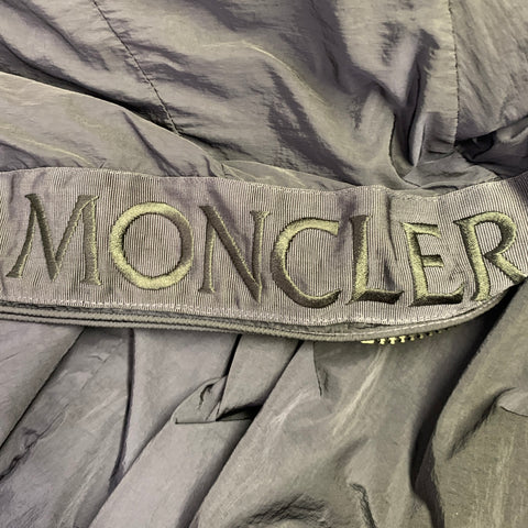 MONCLER Size XXXL Navy Polyamide Hooded Jacket