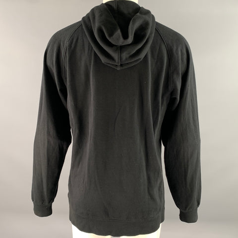 VISVIM Size XL Black Zip Cotton Hoodie Jacket
