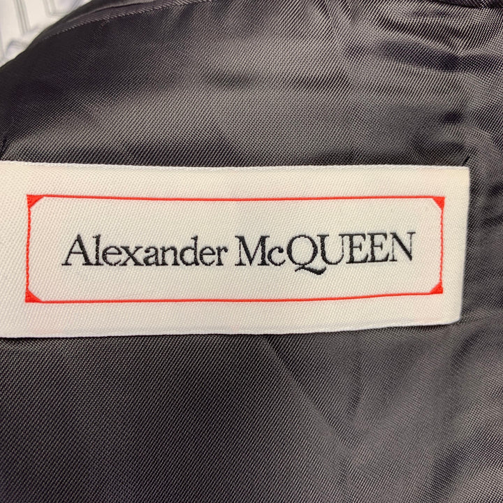 ALEXANDER MCQUEEN Size 44 Black Wool Cashmere Sport Coat
