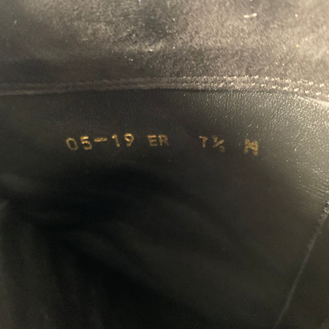 STUART WEITZMAN Size 7.5 Black Suede Knee High Boots