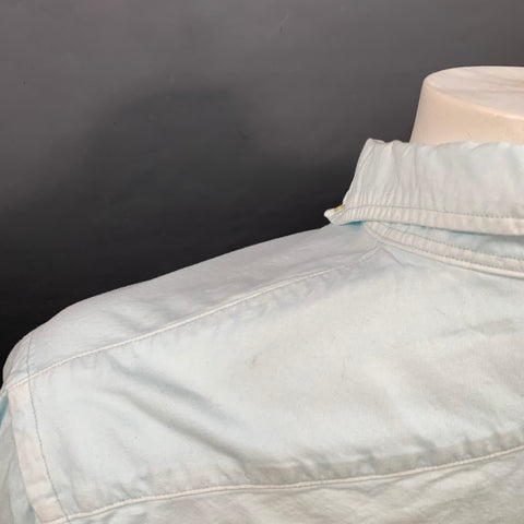 POLO by RALPH LAUREN Size XL Light Blue Cotton Classic Fit Long Sleeve Shirt