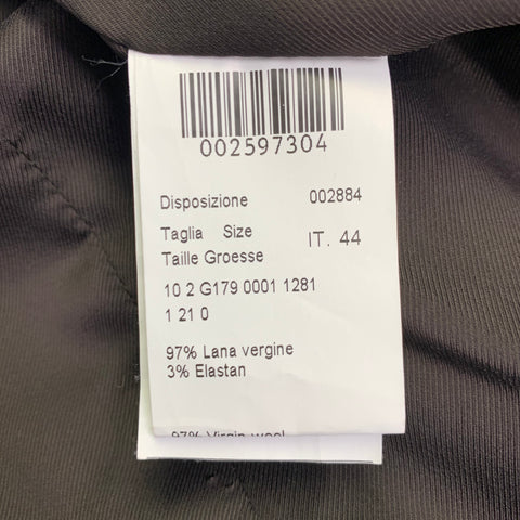 PIAZZA SEMPIONE Size L Taupe Wool Blend Notch Lapel Jacket Blazer