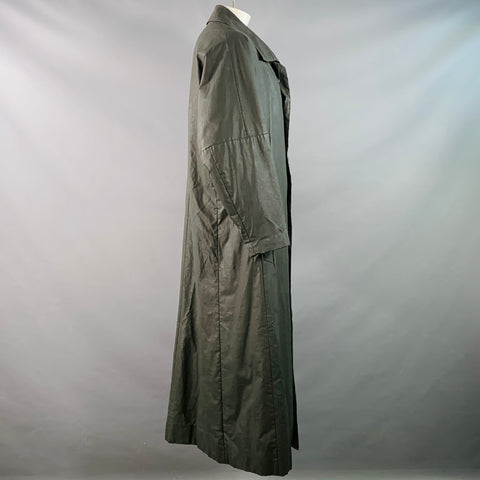 ISSEY MIYAKE Vintage Size XXL Green Charcoal Coated Cotton Insulated Coat