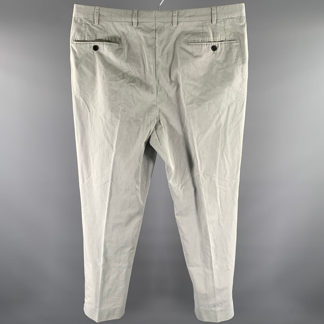 ISAIA Size 36 Grey Straight Casual Pants