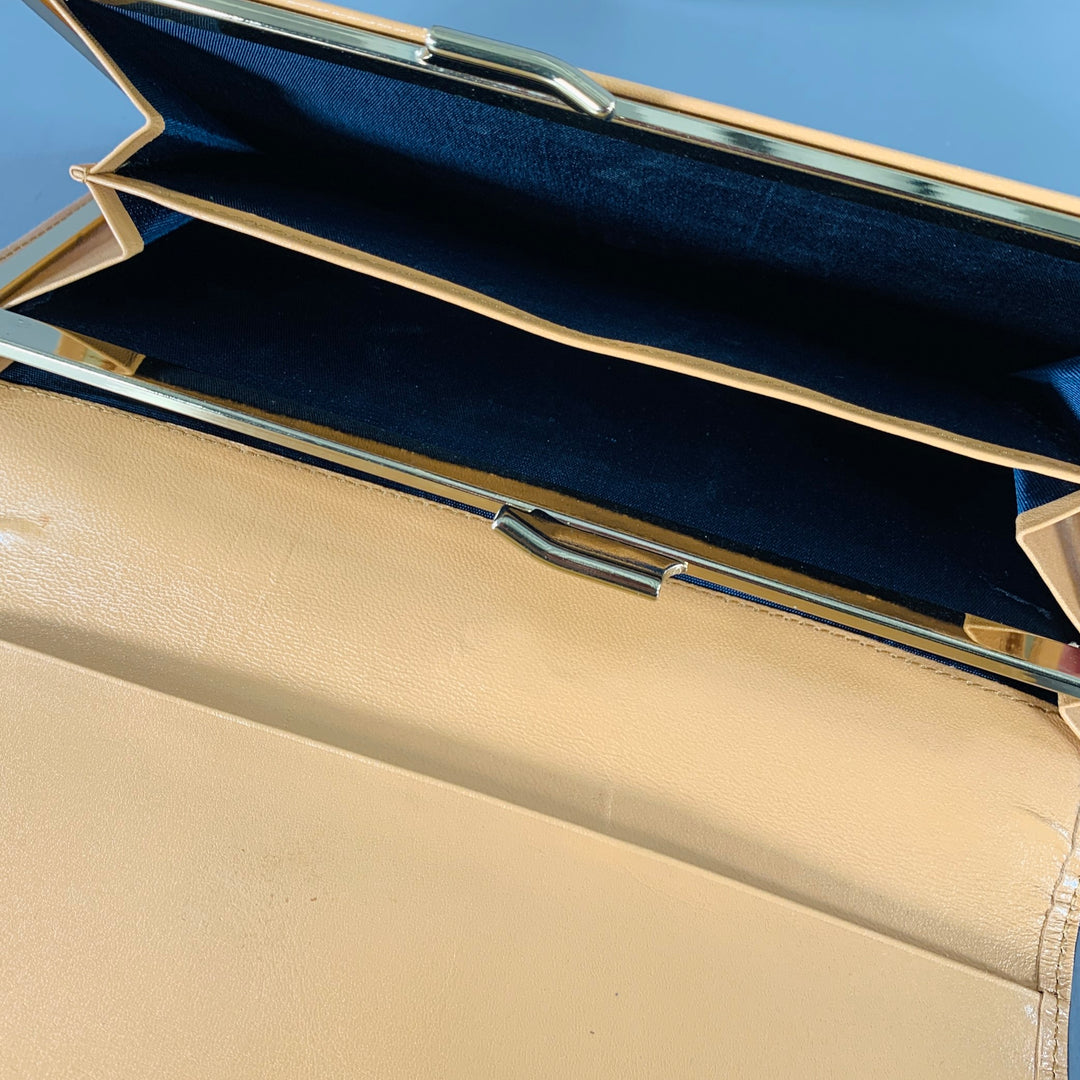 PIERRE BALMAIN Beige Gold Leather Wallet