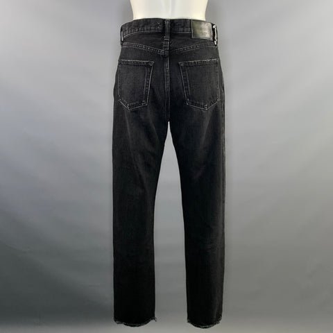 MOUSSY VINTAGE Size 24 Black Cotton Straight leg Jeans