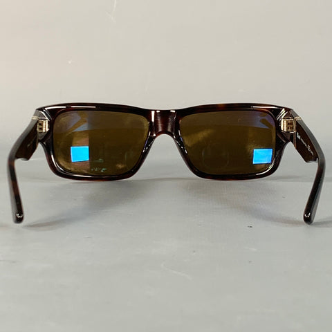 PERSOL Brown Tortoiseshell Acetate Polarized Sunglasses