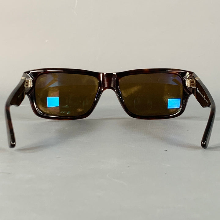 PERSOL Brown Tortoiseshell Acetate Polarized Sunglasses