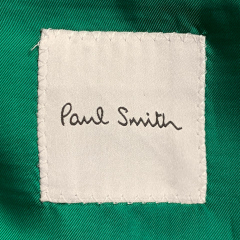 PAUL SMITH Size 38 Navy White Stripe Wool Single Button Notch Lapel Sport Coat