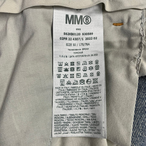 MM6 MAISON MARGIELA Size 34 Blue Wash Denim Zip Fly Jeans