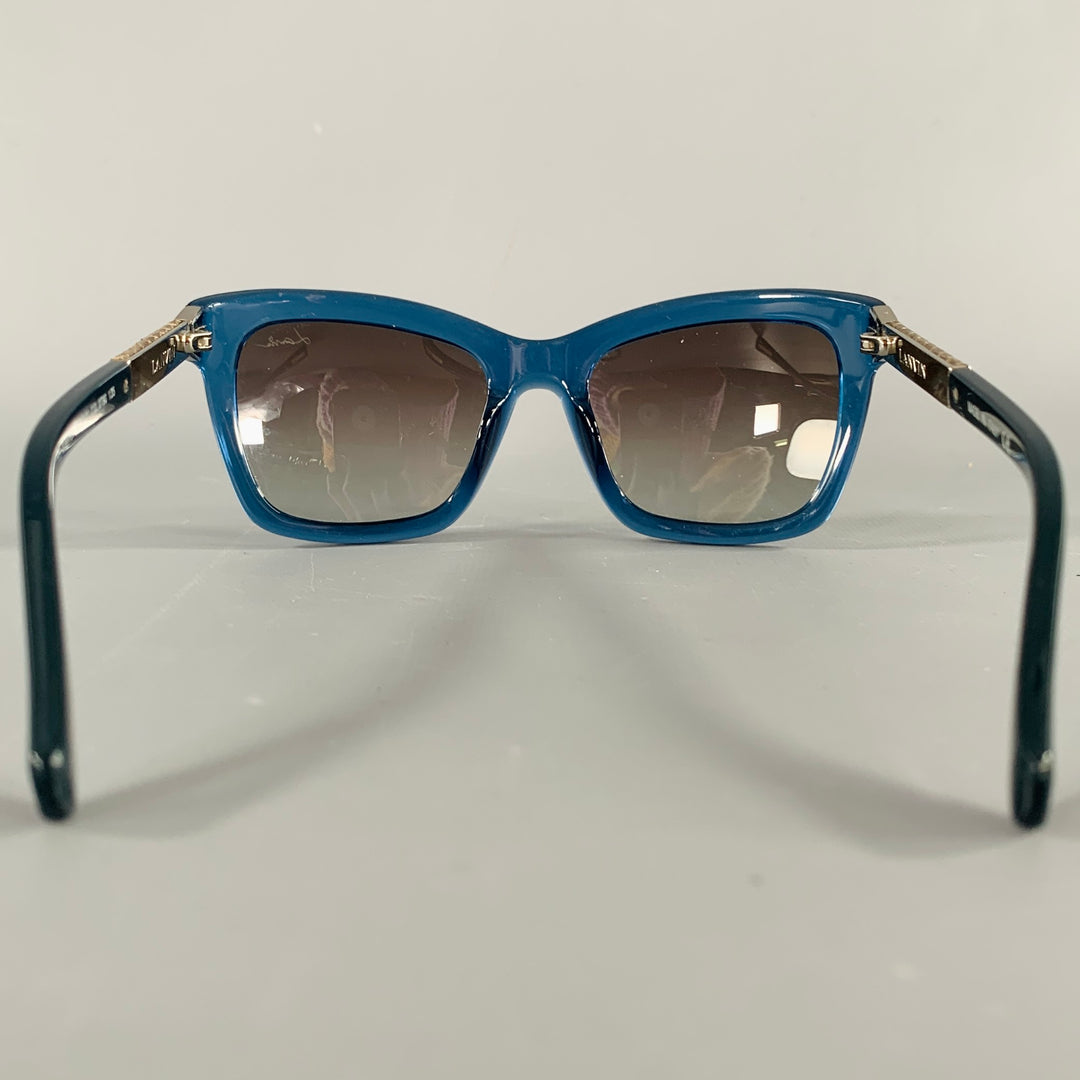 Lanvin Metal Sunglasses Lanvin LNV104S 050 Rectangle Grey Sunglasses  main image 3