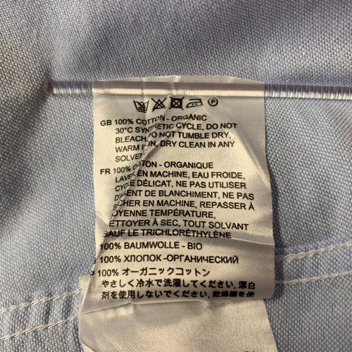 TOTEME Size 10 Blue Cotton Oxford Shirt