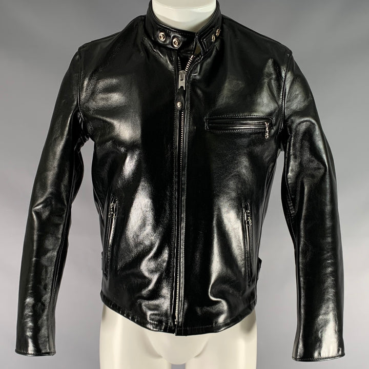PERFECTO by SCHOTT N.Y.C Size 38 Black Leather Motorcycle Jacket