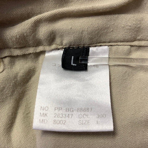 PS by PAUL SMITH Size 34 Khaki Heather Cotton Slim Fit Casual Pants