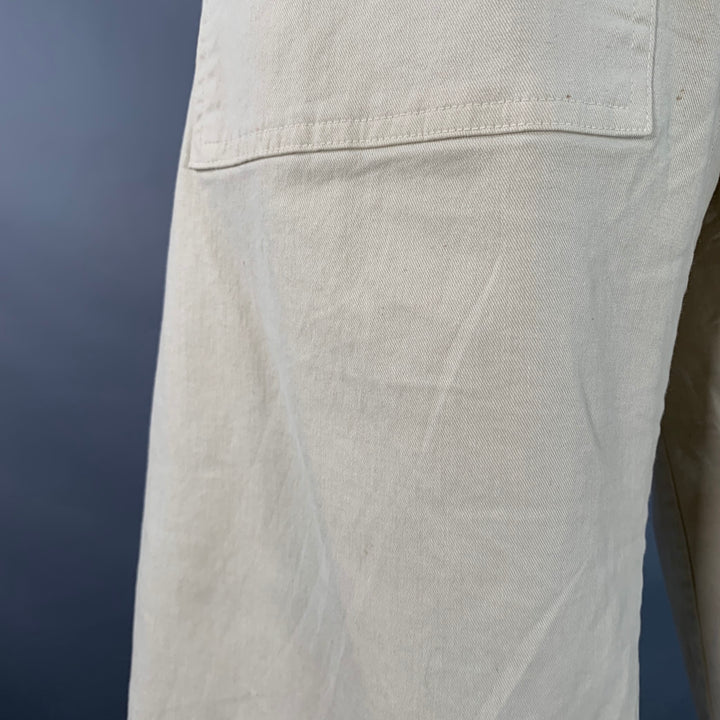NILI LOTAN Size 2 Tan Cotton Blend Twill Barrel Casual Pants