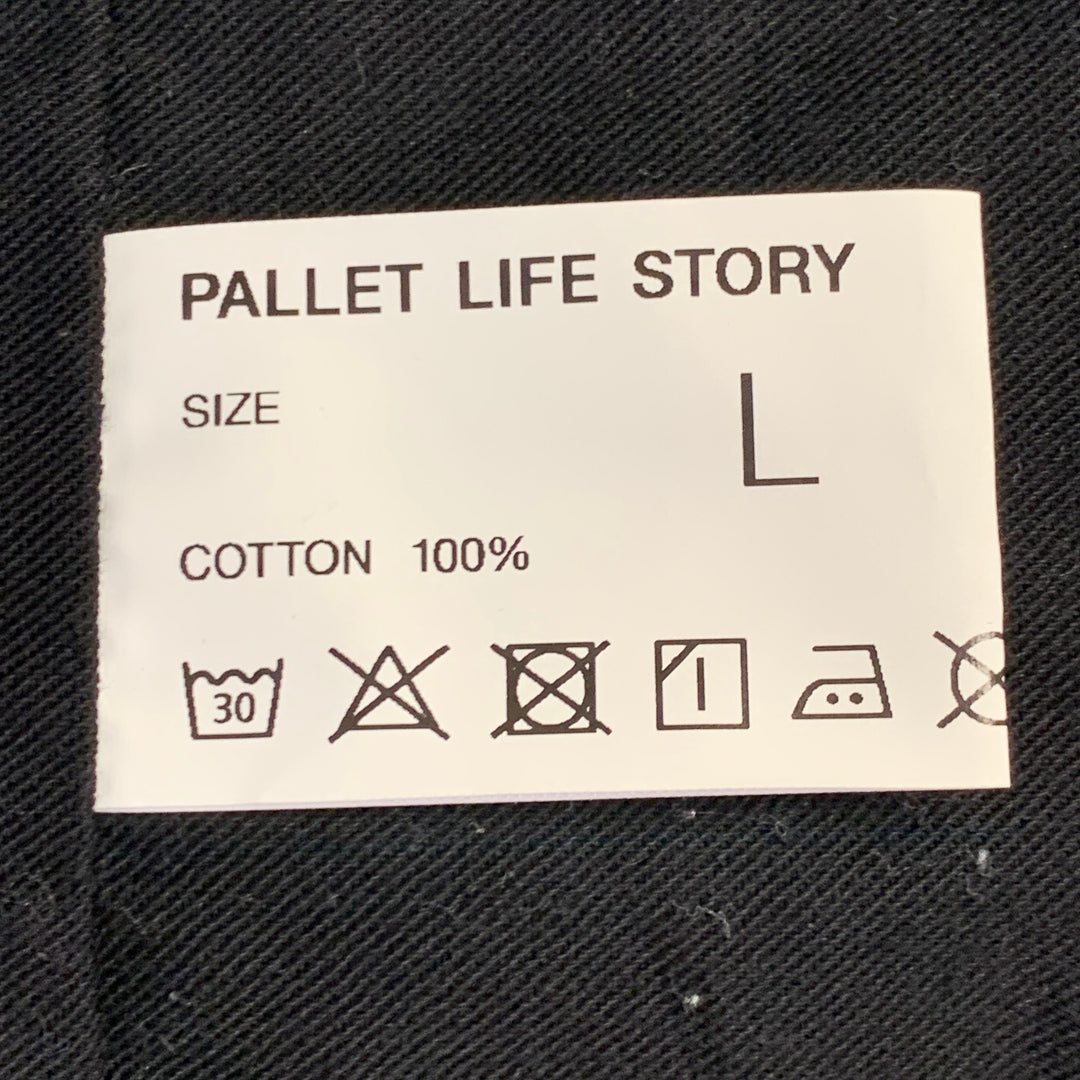 PALLET LIFE STORY Size L Navy Twill Cotton Utility Vest