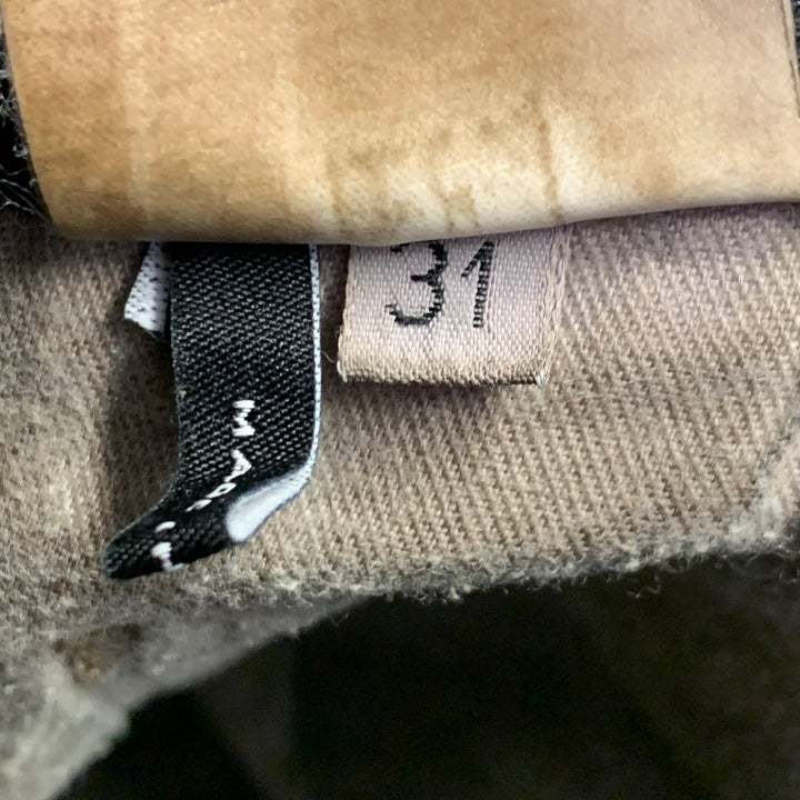 DRKSHDW Size 33 Grey Charcoal Distressed Denim Button Fly Shorts