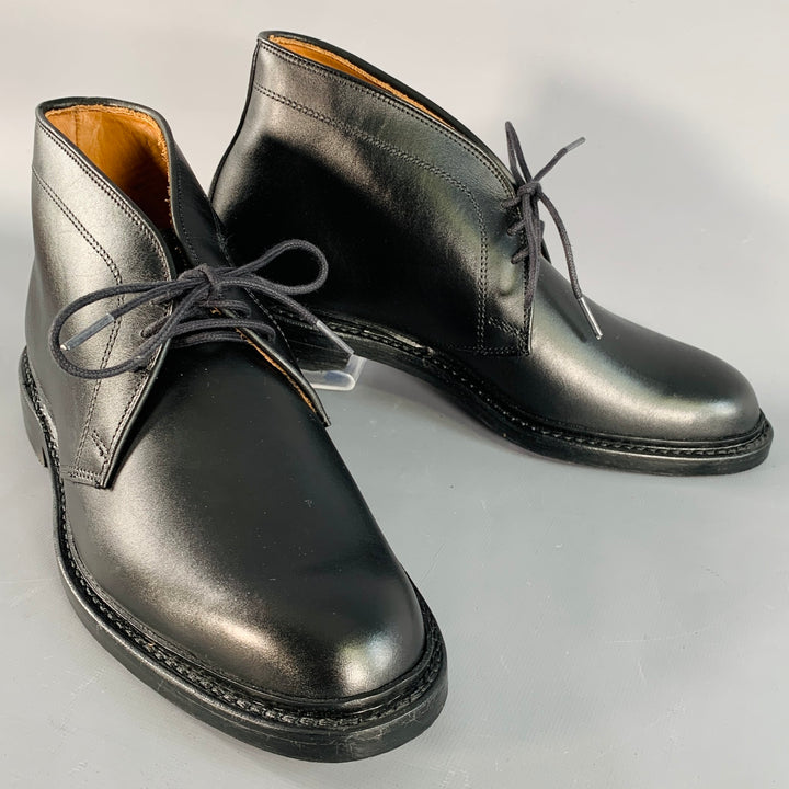 ALLEN EDMONDS Size 7 Dundee Black Leather Chukka Ankle Boots