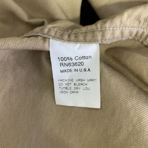 GITMAN VINTAGE Size S Khaki Cotton Button Down Long Sleeve Shirt