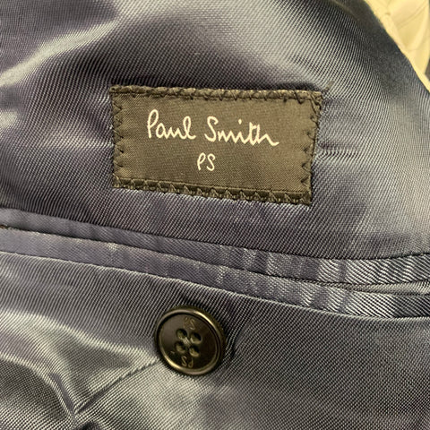 PS by PAUL SMITH Size 40 Black Green Tan Print Cotton Sport Coat