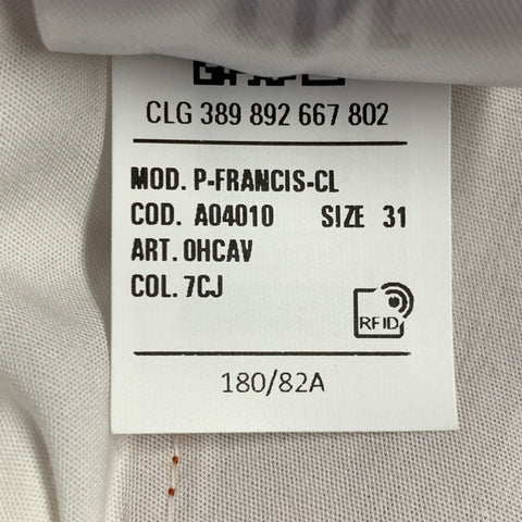 DIESEL Size 31 Orange Rust Twill Cotton Flat Front Casual Pants
