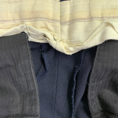 PAUL SMITH Size 32 Navy Wool Tapered Zip Fly Dress Pants