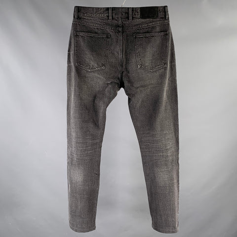 TAYLOR STITCH Size 31 Black Heather Cotton Straight Jeans
