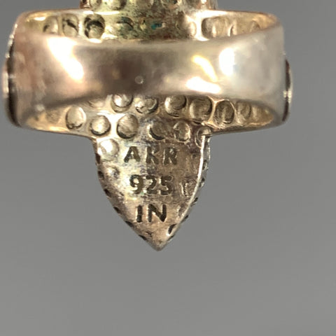 NO BRAND Silver Bees Ring