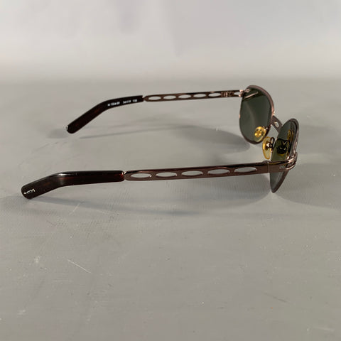 VALENTINO Black Rose gold M 1004-59 Metal Sunglasses