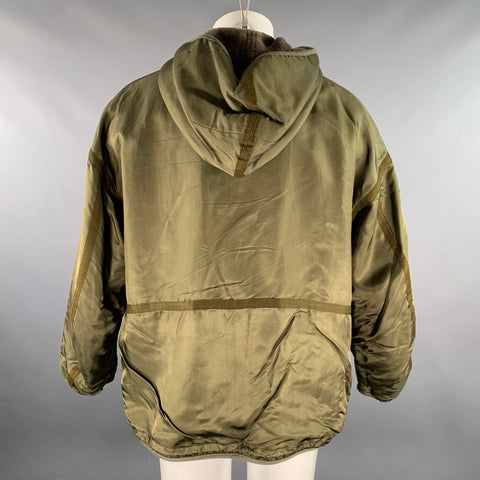 VISVIM Size M Olive Mixed Materials Rayon Wool Reversible Jacket