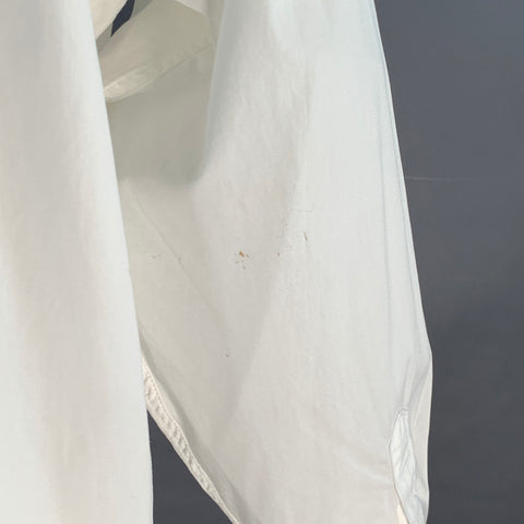 CLOSED Size S White Organic Cotton Oversized One Pocket Midi Shirt Dress