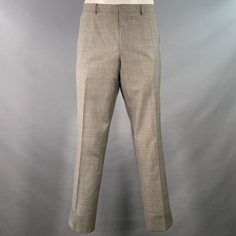 PAUL SMITH Size 46 The Kensington Regular Grey Wool Slim Fit Notch Lapel Suit