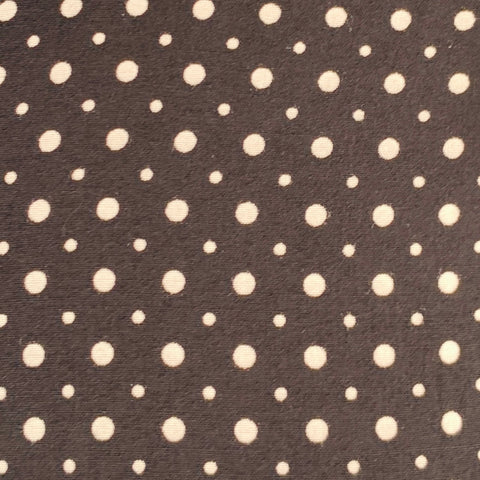 CELINE Size XS Black White Dots Viscose Button Up Long Sleeve Shirt