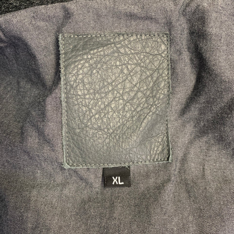 UNIONMADE Size XL Charcoal Wool Classic Snaps Jacket