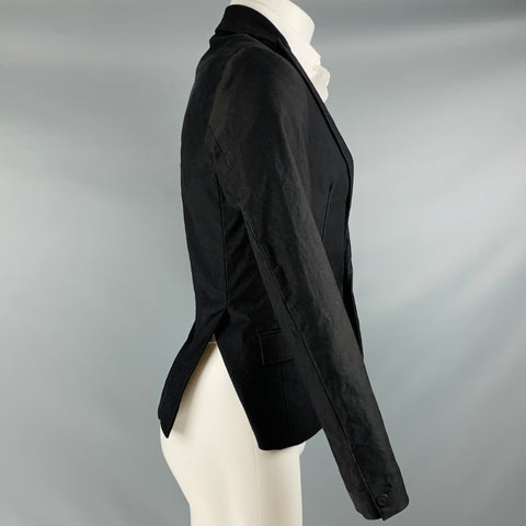 Veste FACTOTUM Taille 36 Noir Coton mélangé Un Bouton