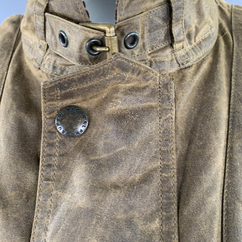 POLO by RALPH LAUREN Size XXL Brown Coated Canvas Vest