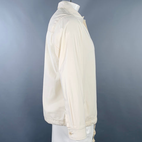 NORSE PROJECTS Size S Lund Cream Cotton Natural Dyed Half Placket Pullover
