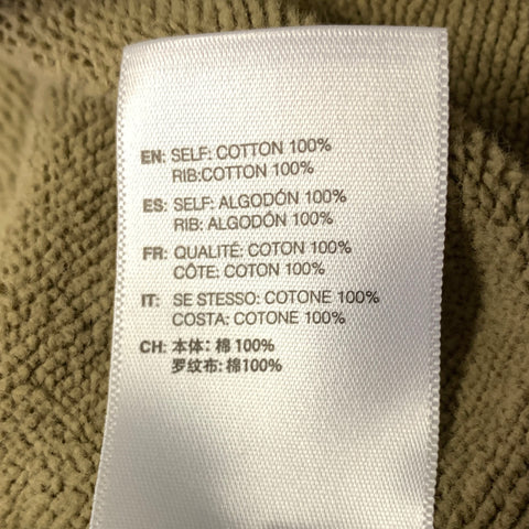 JOHN ELLIOTT Size S Green Olive Cotton Hoodie Sweatshirt